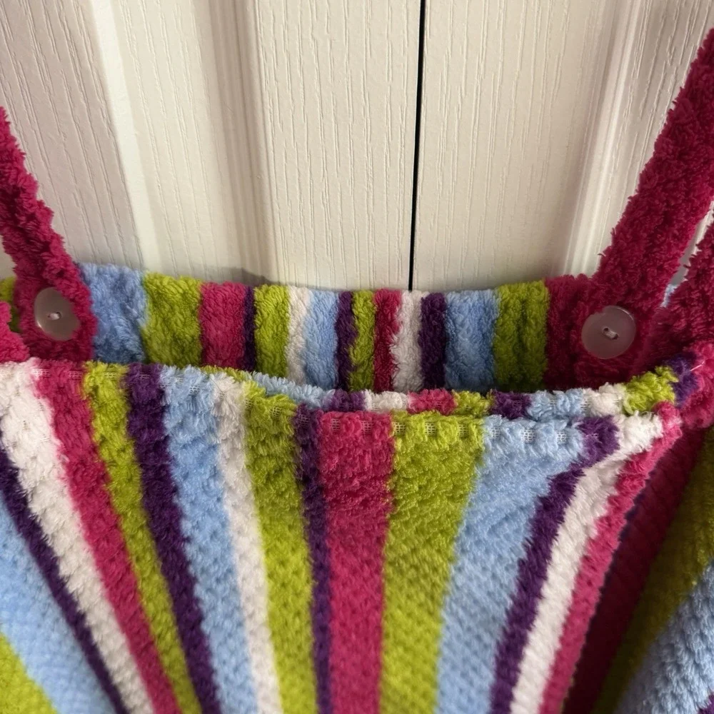 No Boundaries Multicolor Striped Bath Wrap Towel Size Large Beach Y2K VTG Cruise